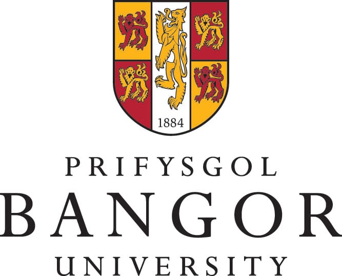 Llun o logo Prifysgol Bangor